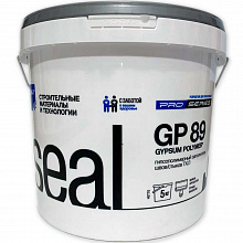 СМиТ шпатлевка шовная гипсовая GP 89 (gypsum polymer)/ГП 89 (гипсополимер), 5 кг (72ш)