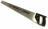 Ножовка по дереву средний зуб пласт. рукоятка "Стандарт" 500мм (10/60) БИБЕР 85653